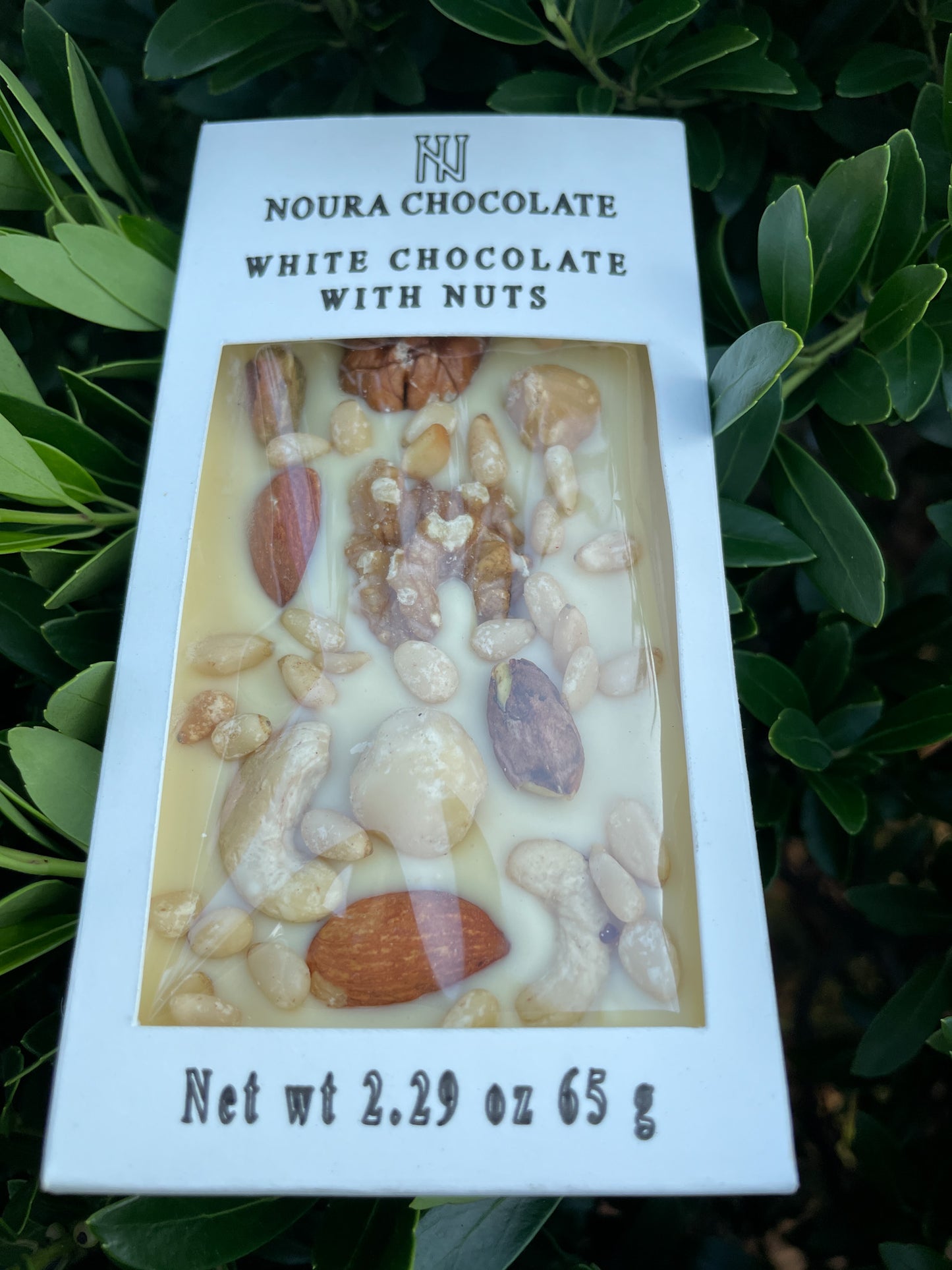 White Chocolate Bar with Nuts