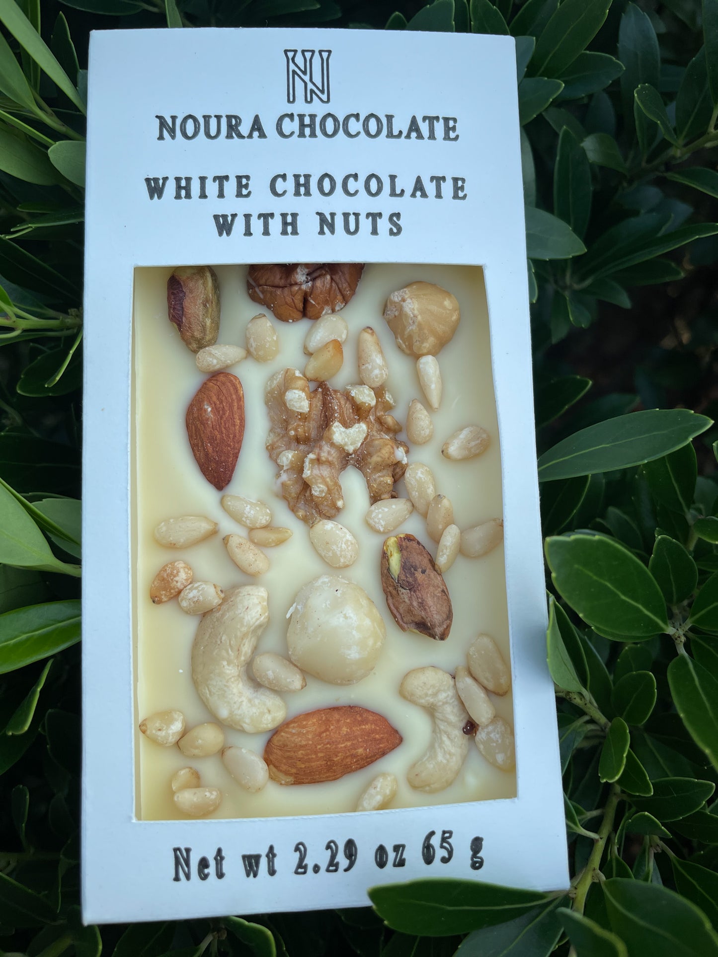 White Chocolate Bar with Nuts