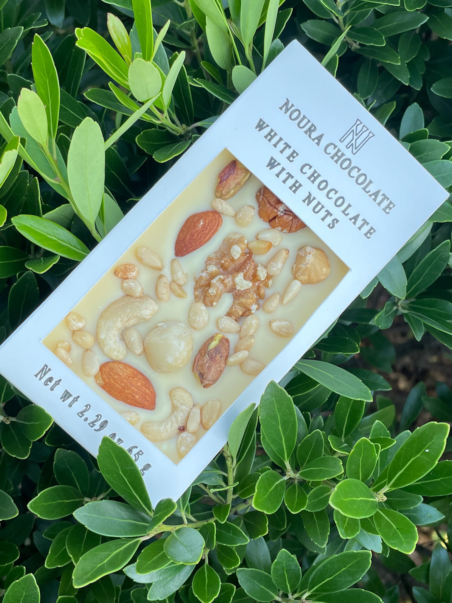 White Chocolate Bar with Nuts