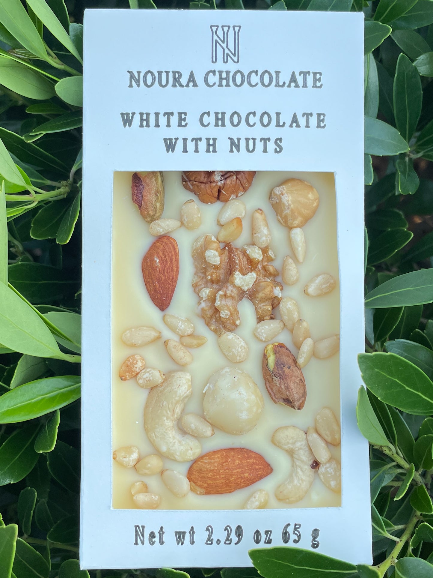 White Chocolate Bar with Nuts