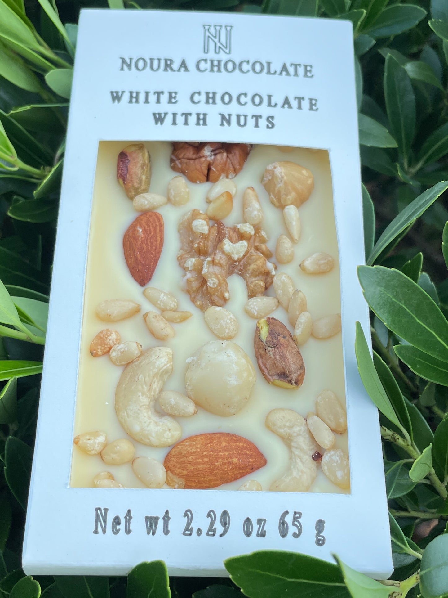 White Chocolate Bar with Nuts