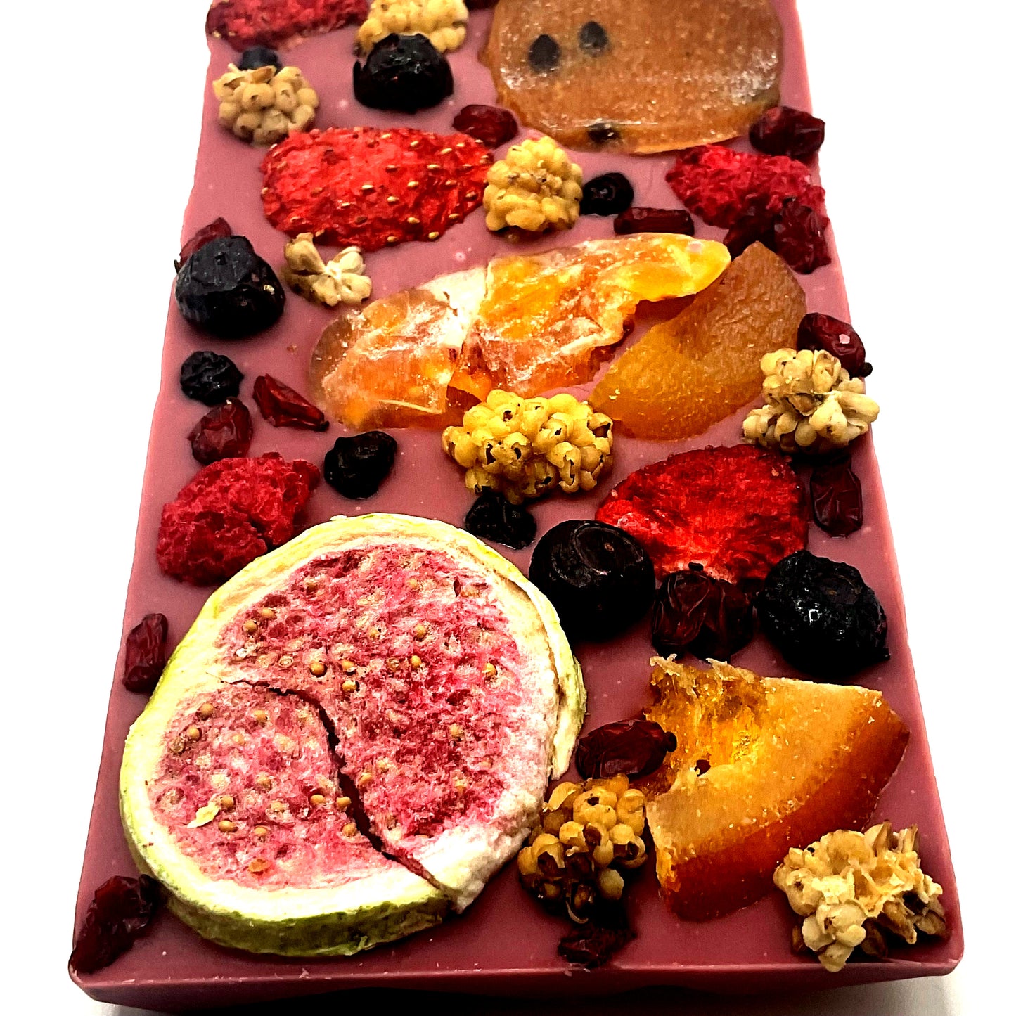 Ruby Chocolate Bar with Fruit