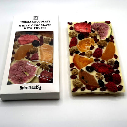White Chocolate Bar with Fruit